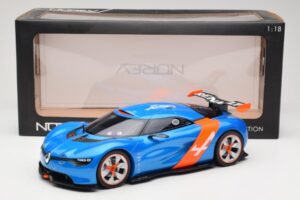 Alpine A110-50 Sinine & Oranž Norev 1:18 185147 Metall - pilt 6/6