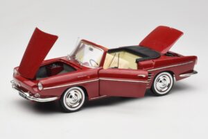 Renault Floride Kabriolett Punane Norev 1:18 185175 Metall - pilt 2/8