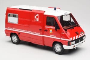 Renault Master T30 VSAB Tuletõrje Punane Otto 1:18 OT1107 Vaik - pilt 4/6