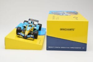 Renault R26 #1 F. Alonso F1 World Champion Brazilian GP 2006 Minichamps 1:18 147061801 Metall - pilt 6/6