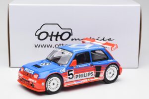 Renault R5 Maxi Turbo #5 Philips J-L. Busquet Superproduction 1987 Otto 1:18 OT1094 Vaik - pilt 6/6