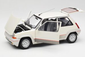 Renault Super 5 GT Turbo Phase 1 Pärlvalge Norev 1:18 185200 Metall - pilt 2/8