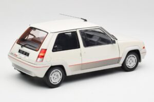 Renault Super 5 GT Turbo Phase 1 Pärlvalge Norev 1:18 185200 Metall - pilt 3/8