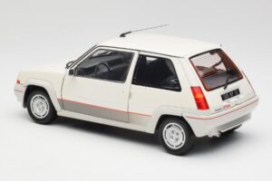 Renault Super 5 GT Turbo Phase 1 Pärlvalge Norev 1:18 185200 Metall - pilt 7/8