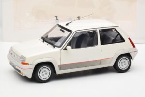 Renault Super 5 GT Turbo Phase 1 Pärlvalge Norev 1:18 185200 Metall - pilt 8/8