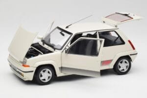 Renault Super 5 GT Turbo Phase 2 Pärlvalge Norev 1:18 185206 Metall - pilt 2/8