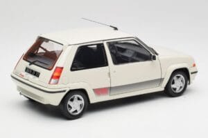 Renault Super 5 GT Turbo Phase 2 Pärlvalge Norev 1:18 185206 Metall - pilt 3/8