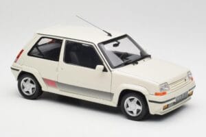 Renault Super 5 GT Turbo Phase 2 Pärlvalge Norev 1:18 185206 Metall - pilt 6/8