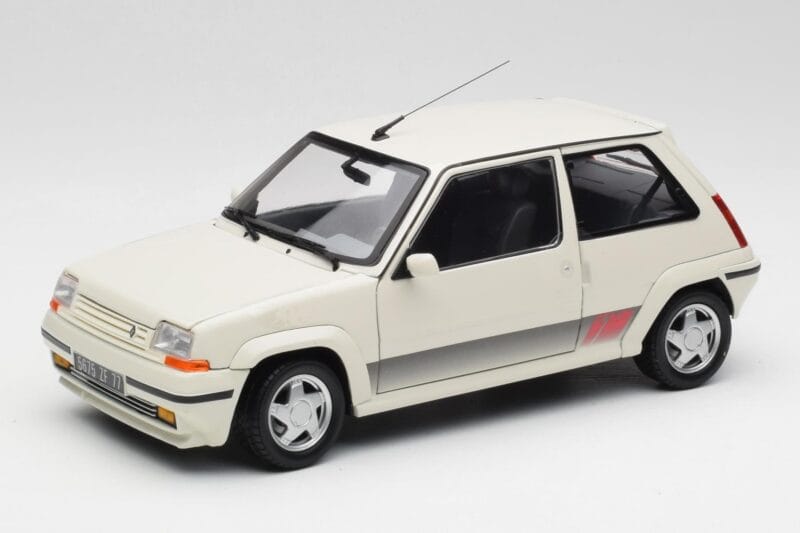 Renault Super 5 GT Turbo Phase 2 Pärlvalge Norev 1:18 185206 Metall