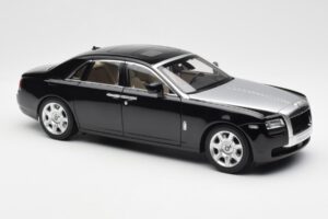 Rolls-Royce Ghost Must & Hõbedane Kyosho 1:18 008802BKS2 Metall - pilt 6/8