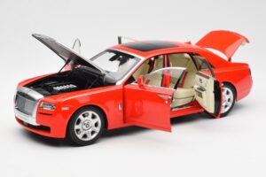 Rolls-Royce Ghost Punane & Hõbe Kyosho 1:18 008802RS Metall - pilt 2/8