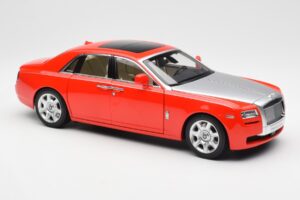 Rolls-Royce Ghost Punane & Hõbe Kyosho 1:18 008802RS Metall - pilt 6/8