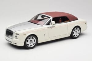 Rolls-Royce Phantom Drophead Coupe English Valge Kyosho 1:18 08871EW2 Metall - pilt 3/10