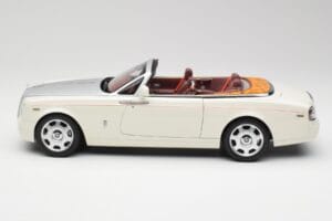 Rolls-Royce Phantom Drophead Coupe English Valge Kyosho 1:18 08871EW2 Metall - pilt 6/10
