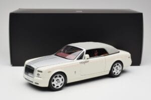 Rolls-Royce Phantom Drophead Coupe English Valge Kyosho 1:18 08871EW2 Metall - pilt 10/10