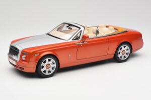 Rolls-Royce Phantom Drophead Coupe Mandarin Oranž Kyosho 1:18 08871P Metall