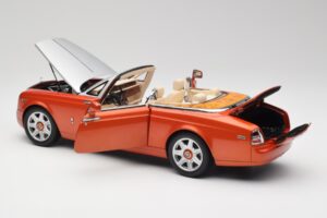 Rolls-Royce Phantom Drophead Coupe Mandarin Oranž Kyosho 1:18 08871P Metall - pilt 7/10