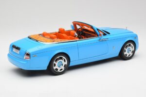 Rolls-Royce Phantom Drophead Coupe Powder Sinine Kyosho 1:18 08871BL Metall - pilt 5/10