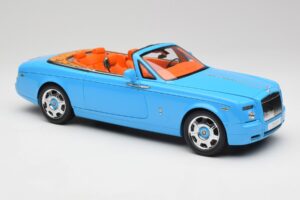 Rolls-Royce Phantom Drophead Coupe Powder Sinine Kyosho 1:18 08871BL Metall - pilt 8/10