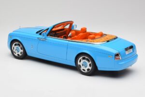 Rolls-Royce Phantom Drophead Coupe Powder Sinine Kyosho 1:18 08871BL Metall - pilt 9/10