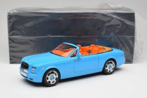 Rolls-Royce Phantom Drophead Coupe Powder Sinine Kyosho 1:18 08871BL Metall - pilt 10/10
