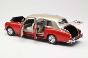 Rolls-Royce Phantom VI Punane Helebebeež Kyosho 1:18 08905RLB Metall - pilt 5/8