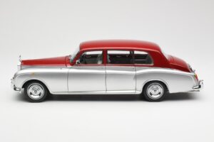 Rolls-Royce Phantom VI Hõbe Punane Kyosho 1:18 08905SR Metall - pilt 4/8
