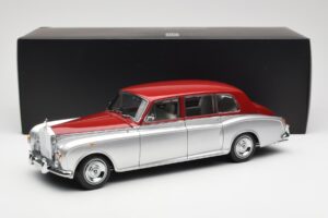 Rolls-Royce Phantom VI Hõbe Punane Kyosho 1:18 08905SR Metall - pilt 8/8