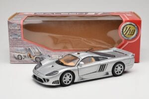 Saleen S7 Hõbedane Motormax 1:18 73117 Metall - pilt 8/8