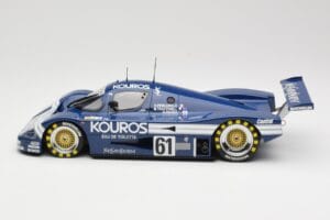 Sauber Mercedes C9 Kouros Racing #61 M. Thackwell / H. Pescarolo 24 Hours of Le Mans 1987 Minichamps 1:18 155873561 Metall - pilt 3/6