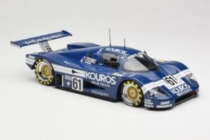 Sauber Mercedes C9 Kouros Racing #61 M. Thackwell / H. Pescarolo 24 Hours of Le Mans 1987 Minichamps 1:18 155873561 Metall - pilt 4/6
