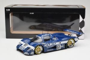 Sauber Mercedes C9 Kouros Racing #61 M. Thackwell / H. Pescarolo 24 Hours of Le Mans 1987 Minichamps 1:18 155873561 Metall - pilt 6/6