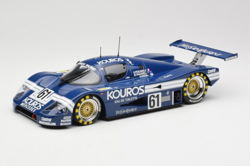 Sauber Mercedes C9 Kouros Racing #61 M. Thackwell / H. Pescarolo 24 Hours of Le Mans 1987 Minichamps 1:18 155873561 Metall
