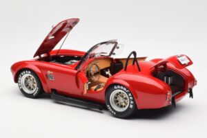 Shelby Cobra 427 S/C Punane Kyosho 1:18 08047R Metall - pilt 5/8