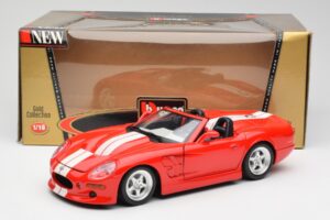 Shelby Series 1 Kabriolett Punane Bburago 1:18 3353 Metall - pilt 8/8