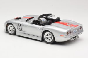 Shelby Series 1 Hõbedane Bburago 1:18 3323 Metall - pilt 7/8