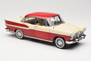 Simca Chambord Punane & Elevandiluukollane Norev 1:18 185721 Metall - pilt 6/8