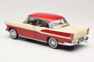 Simca Chambord Punane & Elevandiluukollane Norev 1:18 185721 Metall - pilt 7/8