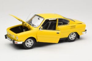 Skoda 110R Coupe Kollane Abrex 1:18 118ABS-707GK Metall - pilt 2/8