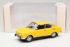 Skoda 110R Coupe Kollane Abrex 1:18 118ABS-707GK Metall - pilt 8/8