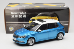 Skoda Fabia Mk3 Sinine OEM 1:18 ZSF000004BLA Metall - pilt 8/8
