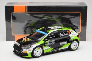 Skoda Fabia Rally2 #23 O. Solberg / E. Edmondson Rally Monte Carlo 2023 IXO 1:18 18RMC155A Metall - pilt 6/6