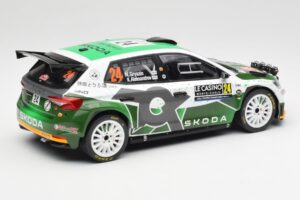 Skoda Fabia Rally2 #24 N. Gryazin / K. Aleksandrov Rally Monte Carlo 2023 IXO 1:18 18RMC155B Metall - pilt 2/6