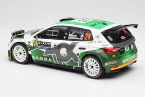 Skoda Fabia Rally2 #24 N. Gryazin / K. Aleksandrov Rally Monte Carlo 2023 IXO 1:18 18RMC155B Metall - pilt 5/6