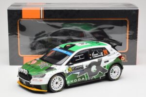 Skoda Fabia Rally2 #24 N. Gryazin / K. Aleksandrov Rally Monte Carlo 2023 IXO 1:18 18RMC155B Metall - pilt 6/6