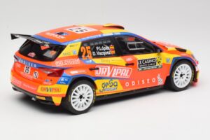 Skoda Fabia Rally2 #25 P. Lopez Rally Monte Carlo 2024 IXO 1:18 18RMC199 Metall - pilt 2/6