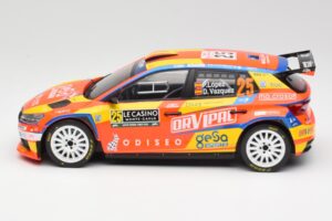 Skoda Fabia Rally2 #25 P. Lopez Rally Monte Carlo 2024 IXO 1:18 18RMC199 Metall - pilt 3/6