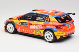 Skoda Fabia Rally2 #25 P. Lopez Rally Monte Carlo 2024 IXO 1:18 18RMC199 Metall - pilt 5/6