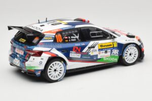 Skoda Fabia Rally2 #10 S. Wagner / G. Winter Barum Czech Rally Zlín 2024 IXO 1:18 18RMC221 Metall - pilt 2/6
