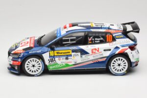 Skoda Fabia Rally2 #10 S. Wagner / G. Winter Barum Czech Rally Zlín 2024 IXO 1:18 18RMC221 Metall - pilt 3/6